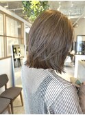 アッシュベージュ×ロブ