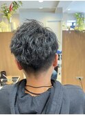 【L by first】アップバング×ツイストスパイラルパーマ