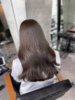 ルート 南堀江(route)&nbsp;オリーブベージュ/艶髪/イメチェン/前髪カット/堀江