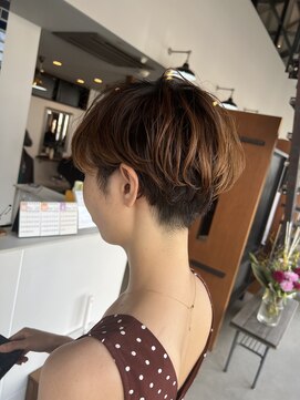 リドル ヘアー 駒生店(Riddle HAIR) 刈り上げショートボブ