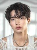 韓国センターパートコンマバングフェザーパーマニュアンスパーマ