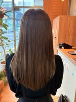 オプスヘアーアネロ(OPS HAIR ANELLO) ハイブリッド縮毛矯正×イルミナカラー