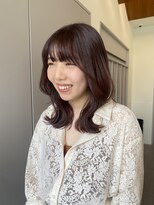 ローレンアオ(LOREN AO)&nbsp;レイヤーミディ/ブラウン/暖色/くびれ巻き