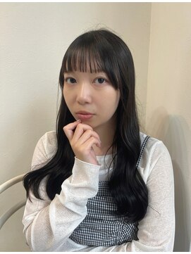 アンニュ(annuy) 暗髪ゆる巻スタイル