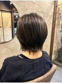 コントラストハイライトオリーブベージュミルクティーベージュ