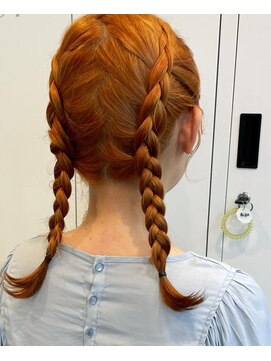 アグ ヘアー ショコラ梅田2号店(Agu hair chocolat) オレンジカラー