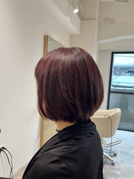 ソイクフ 四条大宮店(SOY-KUFU) 20代30代40代◎似合わせカットデザインカラー暗めカラー丸みボブ