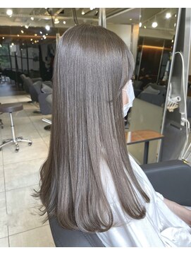 アクアオモテサンドウ(ACQUA omotesando) グレージュ/ミルクティーグレージュ/ブリーチなしダブルカラー