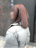 ヲタクに美容室は難しい。&nbsp;淡くて可愛いピンクベージュ！