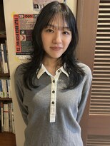 エンベロープス 中目黒(Envelopes)&nbsp;大人の抜け感シースルーバング×ミディアムレイヤー