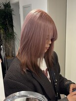 フォト イケブクロ(foto IKEBUKURO)&nbsp;抜け感ピンクのブラウンエンドカラー