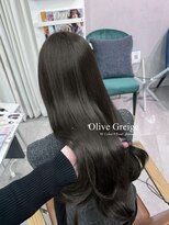 ネクストハラジュク(NEXT HARAJUKU)&nbsp;ブリーチなしカラーオリーブグレージュ