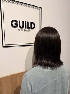 ギルド 東久留米店(GUILD) 切りっぱなしミディアムで抜け感を