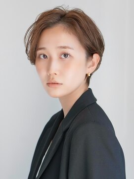 インセプション 銀座(INCEPTION) 切りっぱなしショート・ボブ/絶壁解消/前髪なし/20代/30代/面長