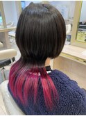 20代30代ロングウルフカットクラゲウルフヘアレイヤーカット