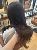 艶めくラベンダーブラウン