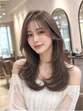ラビマーニ 西中島店(Labimani) 【Labimani】韓国風ロングレイヤースタイル