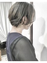 ヘアーアンドアトリエ マール(Hair&Atelier Marl) 【Markアプリエ】オリーブグレージュのショートボブ