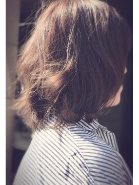 ヘア バー(HAIR BAR) 大人かわいい☆ふんわり外ハネMIXボブ