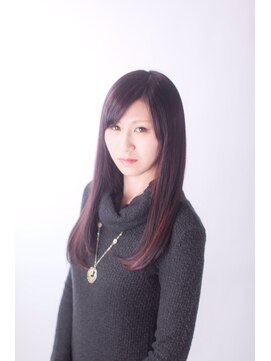 ヘアーアンドライフ ガーデン(HAIR&LIFE Garden) 艶ストレートにハイライトで立体感を!