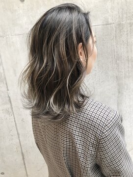 メリー(merry craftsman's factory) バレイヤージュグラデーションカラーハイライトアッシュベージュ