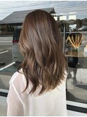 透明感カラー★ダブルカラーブリーチミルクティーベージュ
