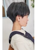 【Hair Make I`ll 奈良】ネイビーマッシュショート