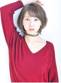20代30代40代大人かわいい小顔ひし形ショートボブ透明感  BA1