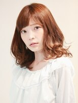 クシュ 所沢東口店(kusyu...) うる艶髪暖色系カラー×ジェシカライツ風アップバンク抜け感ヘア