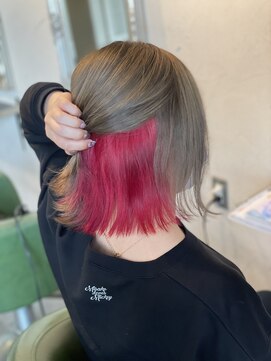 アトリエアカネ(Atelier Akane) シルバーアッシュ×インナーレッド