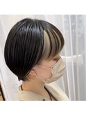 【WILLOW京橋】顔周りインナーカラー×ショートヘア(小玉泰基)