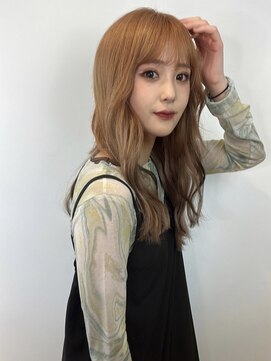 ハンナ 札幌(HANNAH) #プルシールエクステ#カッパーオレンジ