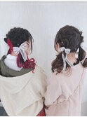 ガーリーなツインテール