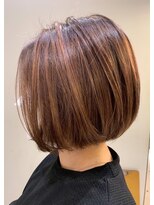 オンカラー(ON.COLOR)&nbsp;大人ピンクベージュハイライトショート