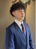 ツイストスパイラルパーマ×ワンカラー