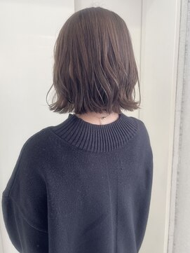 ヘアーデザイン シュシュ(hair design Chou Chou by Yone) ボブ/外ハネボブ/ベージュカラー