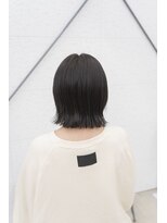 ビーヒアナウ N゜03 金沢駅西店(BE HERE NOW) くびレイヤーグレージュカラー似合わせカールセミディ