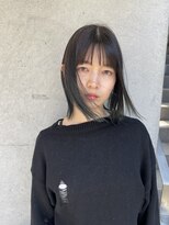 タロ(TALO)&nbsp;【TALO】ロングボブ×モスグリーン