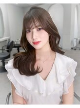 顔まわりとおくれ毛で結んでも可愛いヘアに☆ワンカールで決まる顔まわりカット♪