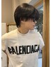 地毛風ストレート（縮毛矯正）＋メンズカット　￥23000→18000