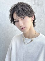 オグジュアリー 表参道(aux.) ツイストスパイラルパーマツーブロックマッシュメンズマッシュ