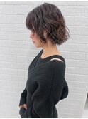 顔周りレイヤー×艶髪韓国髪質改善パーマ