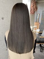 アオゾラヘアーカミノウラ(AOZORA HAIR kaminoura)&nbsp;オリーブベージュ 髪質改善 ナチュラルストレート 美髪 艶髪