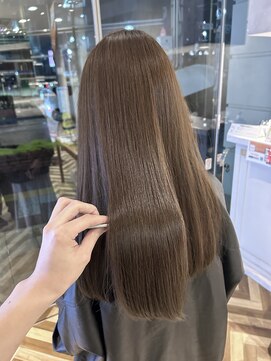 フレイムス ヘアアンドリラックス 大宮東口店(Frames) ワンカラーで作るベージュ