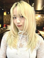 グリーン 表参道(green) 姫カット/ロングレイヤー/ハイトーン/顔周りレイヤー