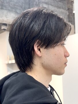 アビーファイブ(ABBEY 5) センターパートメンズカットマッシュマッシュウルフセンター分け