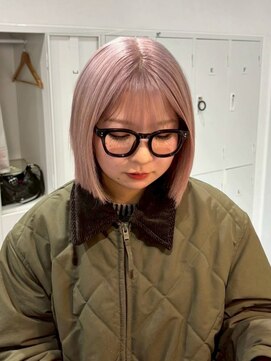 シエラ 南船場(CIERA.) デジタルパーマチェリーブラウンハイライトマッシュウルフ