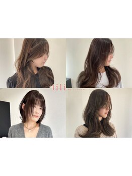 前髪、顔周りは女性にとってファッションの一部！高技術でハイセンスなカット技術でトレンドスタイルに♪