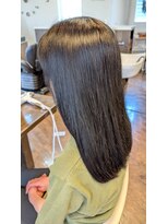 ツヤイロ 島田店&nbsp;メルティ―カラーフェミニンロング似合わせカットマッシュボブ