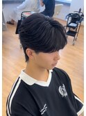 シースルーニュアンスパーマ×ダウンパーマ